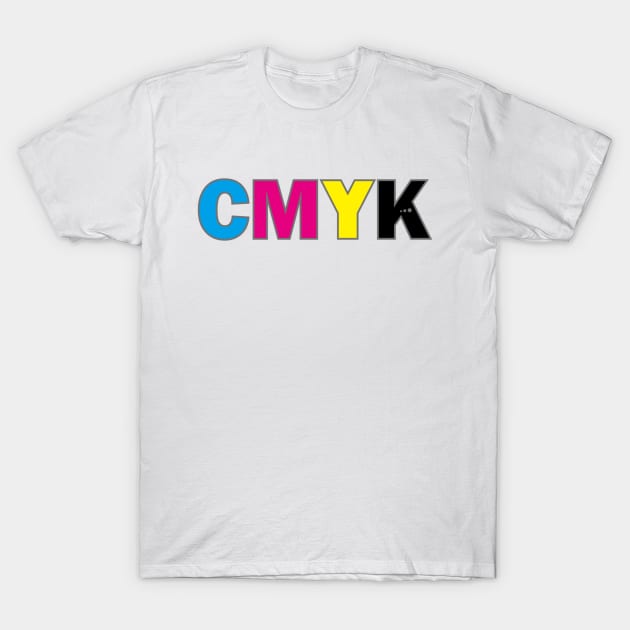 CMYK T-Shirt by ez2fly